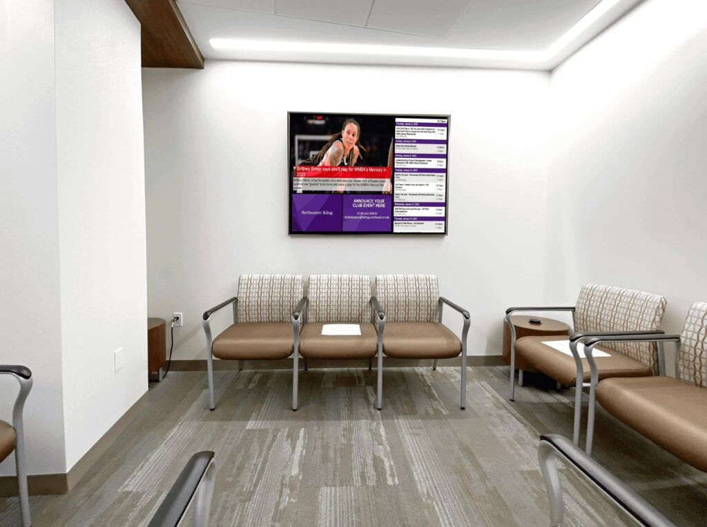 entertainment based hospital digital signage 