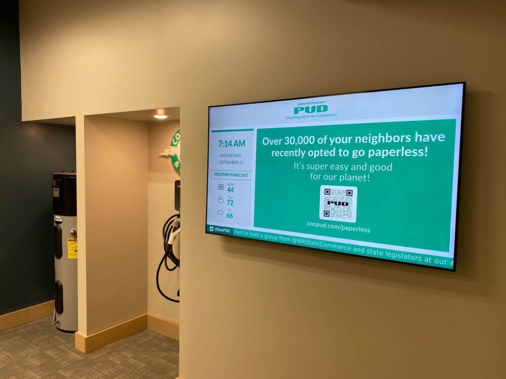 county facility digital signage