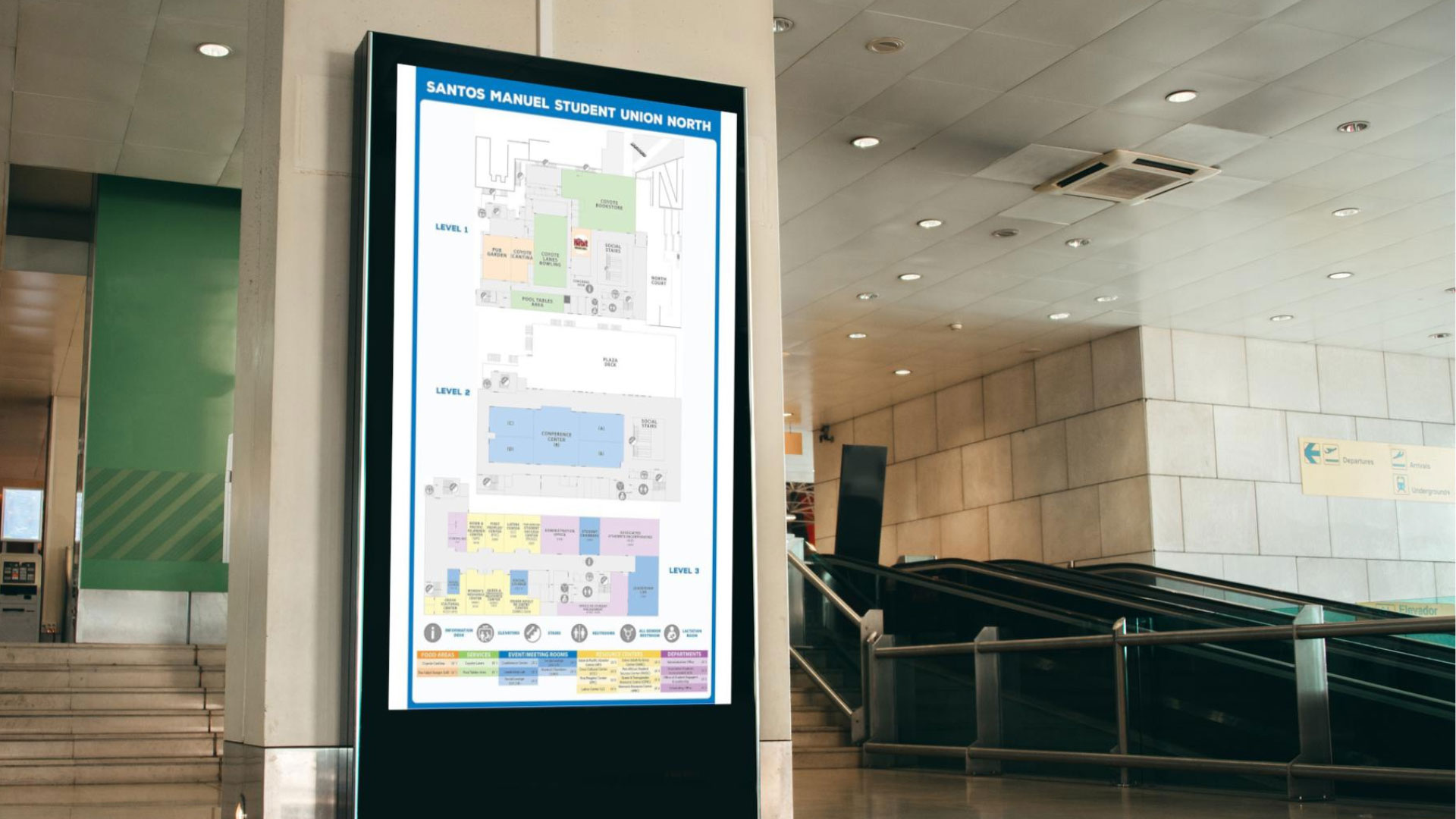 digital signage software, interactive wayfinding, 2024