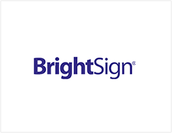 brightsign digital sign tv player