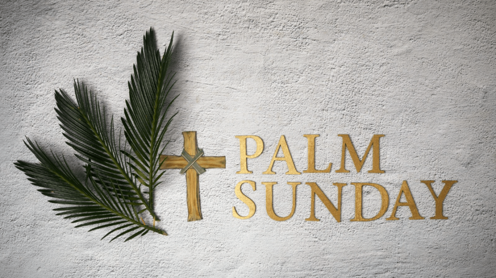 palm sunday digital signage